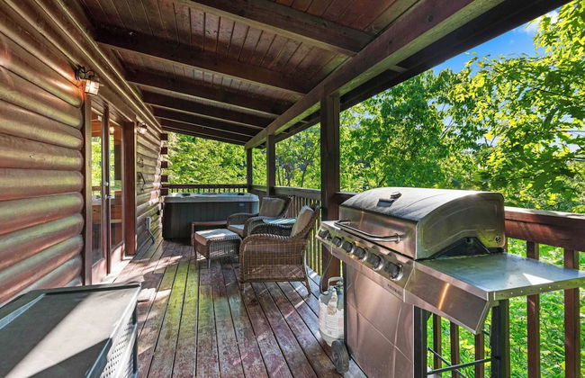 Rustic 3br Cabin Near Lake w/ Hot Tub! - Foto 31