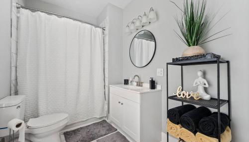 West High 3BR Private Backyard Petersburg Gem - Foto 5, towels, Shower