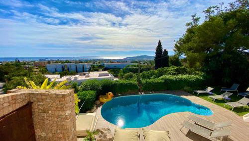 Villa by Ibiza with Pool, Sea Views BBQ - Foto 2, Garden, Garden view