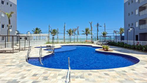 Vista Mar Apartamento Churrasco Piscina Wifi Mongaguá - Foto 3