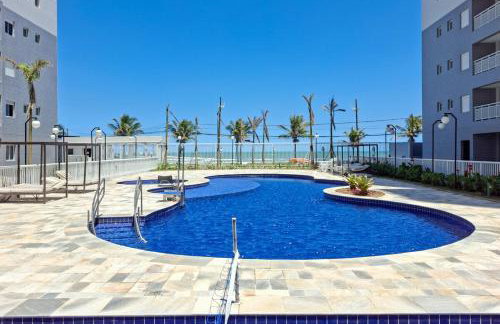 Vista Mar Apartamento Churrasco Piscina Wifi Mongaguá - Foto 3