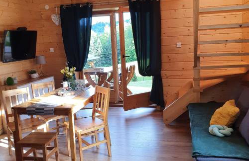 Borowikowe Zacisze drewniane domy z kominkami - Foto 44