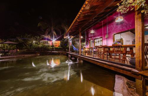 Casa Rosa - Paraíso na Natureza piscina natural, Wi-Fi - 25 minutos do centro - Foto 31