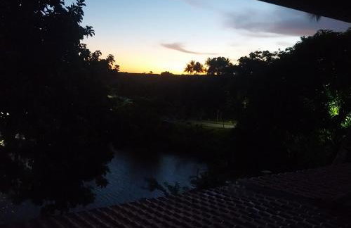 Vista para a lagoa - Enseada Azul, perto da Bacutia e Peracanga - Duas suítes Ar Condicionado - Varanda Gourmet - Lazer Completo, piscinas, quadras, sauna, pescaria, náutica, bar, restaurante, parques - Estacionamento e Portaria 24h - Foto 39