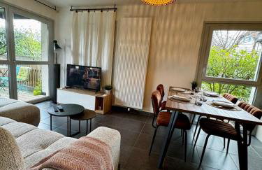 T2 cosy à Saint-Julien-en-Genevois, jardin privatif et parking - Foto 2