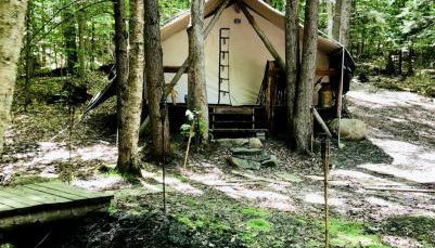 Rustic Safari Tent for a Unique Glamping Experience near Gore Mountain, New York - Foto 3