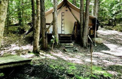 Rustic Safari Tent for a Unique Glamping Experience near Gore Mountain, New York - Photo 3
