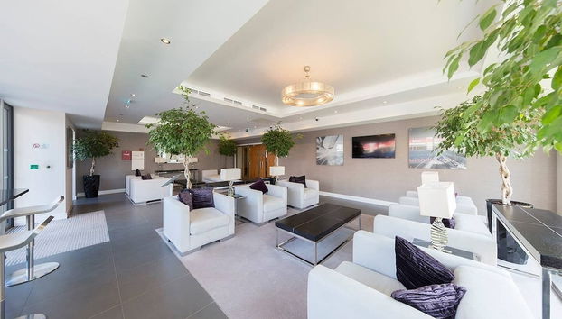 Zona de estar del vestíbulo