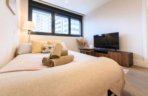 JES214B - Piso de lujo de 1 dormitorio con hermosas vistas a la ciudad - Alquiler temporal - Foto 28