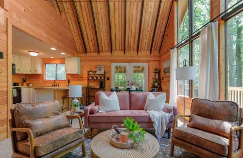 Dog-Friendly A-Frame with Hot Tub and Firepit - Foto 7