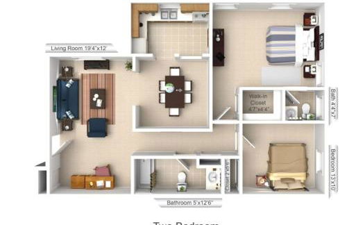 pb 824 Furnished 2br Pool Gym Parking pb - Foto 9