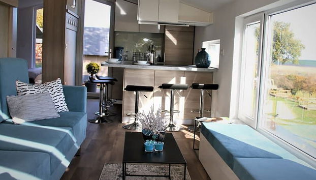 Comfy Chalet With Cooking Island in Limburg - Foto 4, Sala