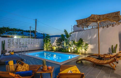 Serene Pool Villa - 8 min to Kalyves Beach - Foto 31