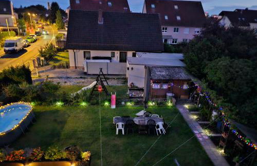 RK79 Ferienwohnung mit 4 Zimmer, Garten und Pool nähe Klinikum U-Bahn & S-Bahn zum Messegelände Nürnberg - Foto 23