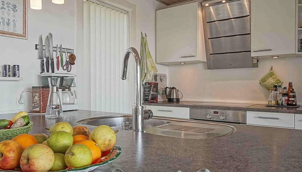 4 Person Holiday Home in Aakirkeby - Foto 4, Cocina privada