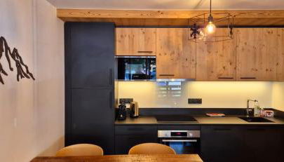 Appartement cosy - proche des pistes - Photo 5, stove, dishwasher