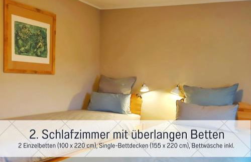 BUDDE4 Fewo Katja - Early Check-in, extralange Betten 220 cm, separates WC - Foto 4