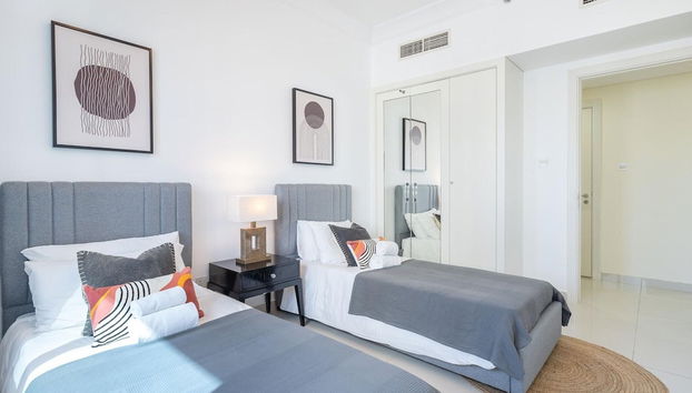 Dlx 21st Flr 3BR Pool/gym Near Mall by Belvilla - Foto 5, Habitación