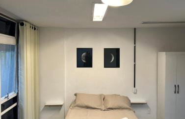 05 - ESTÚDIO LINDO na Savassi com Área privativa, Máquina de lavar, Cozinha completa, TV, Vaga de garagem - Foto 17