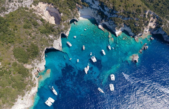 Excursion à Paxos, aux Grottes Bleues et à Lakka en bateau - Photo 5