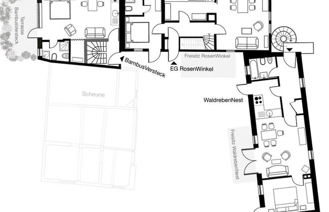 Old Town Hall Apartment in Baden-wurttemberg - Foto 13