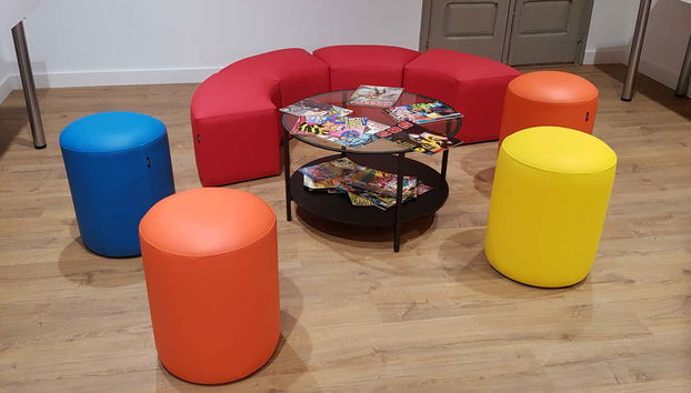 Espace de lecture du Musée de la Bande dessinée