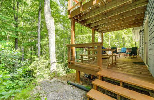 Creek View and Hot Tub Woodsy Maggie Valley Cottage - Foto 35