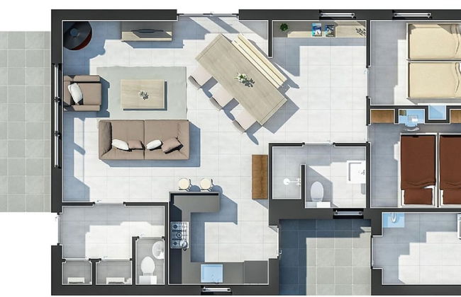 Villa in Sandberghe With Sauna and Comfort - Photo 10