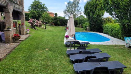 Il Castelletto di Gomo - Relax nella natura con SPA privata outdoor - Foto 5, Garden, sunbed, Garden view