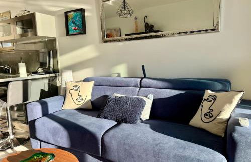 Studio Azur face à la mer - Parking privé - Foto 11