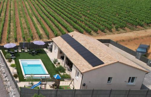 En Ardèche Villa de vacances l'Olympe climatisée avec sa piscine privée et chauffée - Foto 10