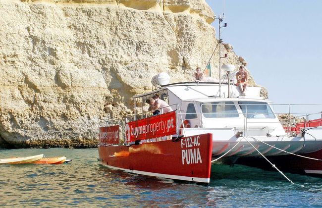 Paseo en catamarán por las cuevas de Benagil con barbacoa - Foto 1