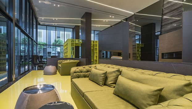 Zona de estar del vestíbulo