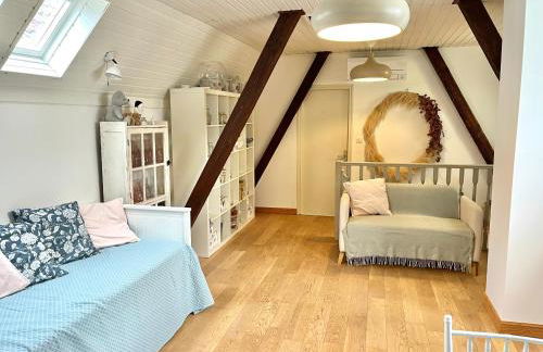 Dans Maison privée Appartement de charme, 70m2 avec pergola Et jardin à 15min centre de Strasbourg Chez Regine - Foto 14