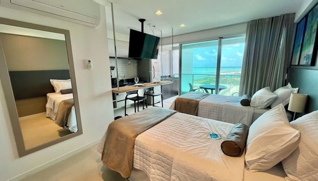 RN STUDIO APTO 114 - Foto 4, Patio hawaiano