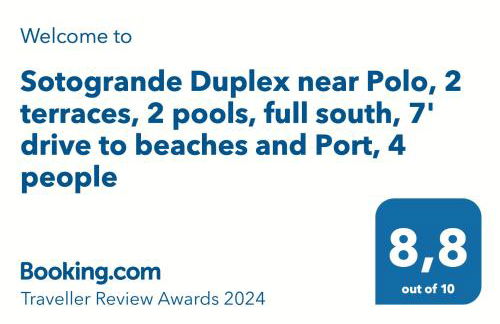 Sotogrande Duplex near Polo, best pool view, 2 pools, full south, 7 drive to beaches and Port - Foto 39