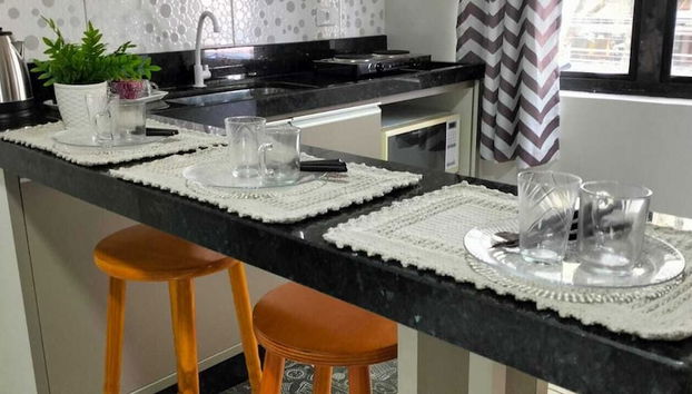 Studio Centro para 4 pessoas com AC - Foto 5, Cocina privada