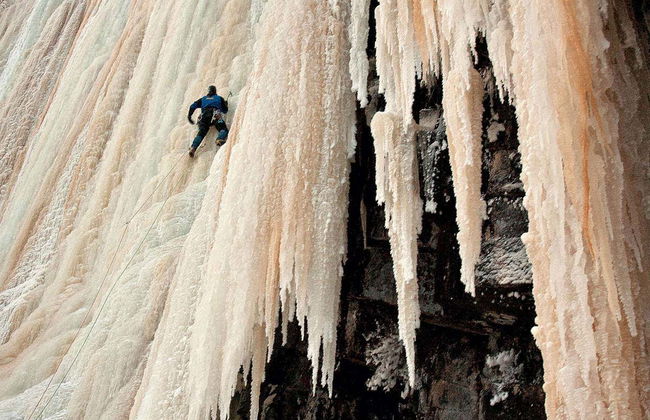 Arrampicata sul ghiaccio al canyon di Korouoma - Foto 5