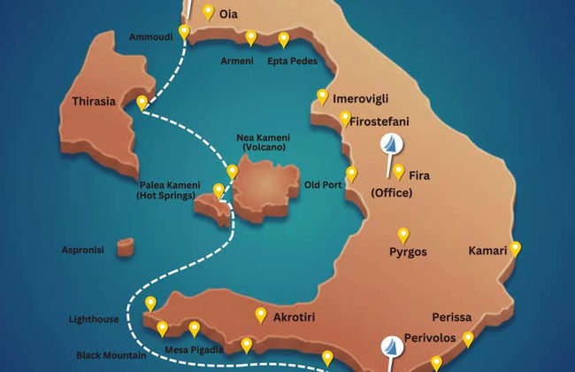 Paseo en catamarán por la Caldera de Santorini con comida - Foto 19