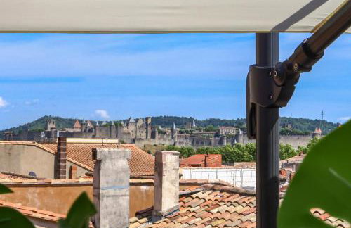 La Terrasse Tapaja Vue ConciergerieDameCarcas - Foto 2