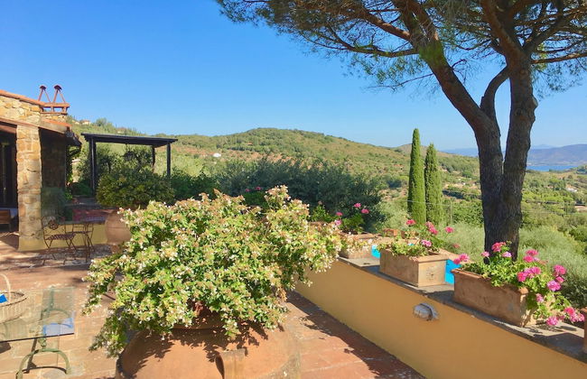 Porto Ercole Villa Della Fonte Large Pool Fabulous Sea Views - Foto 36