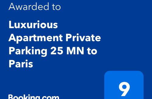 Luxurious Apartment Private Parking 25 MN to Paris - Foto 2