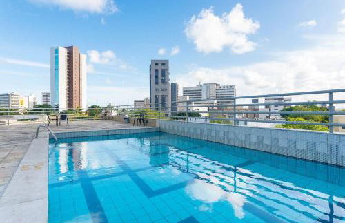 Flat na Ilha do Leite, Recife 1 quarto Metrópolis Localizado no coração do segundo Polo Médico do país OTH1603 - Foto 48