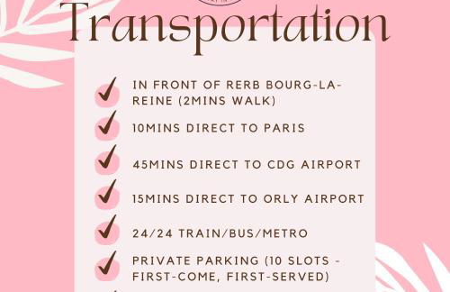 Entire 60m2 apartment - Close to Paris - Parking - Kitchen - 2min RERB - Olympic'24 - Foto 9