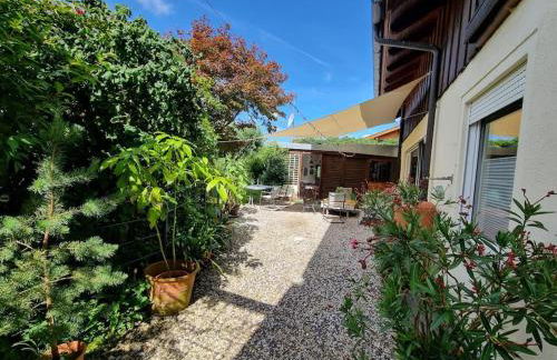 Ferienwohnung mit Garten und Bergblick - Foto 51