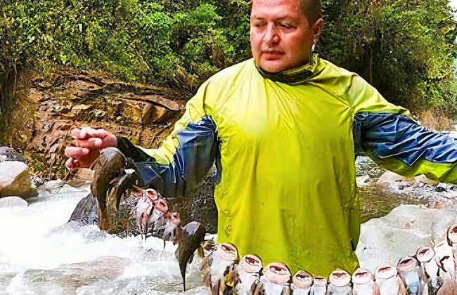 Pesca nel fiume Zuñac con barbecue - Foto 1