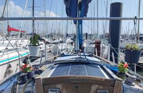 Sailboat land and sea, vegetated - Foto 20