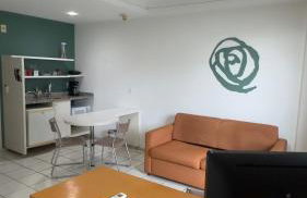 Praia do Canto Apart Hotel - Quarto sala e varanda - Foto 4