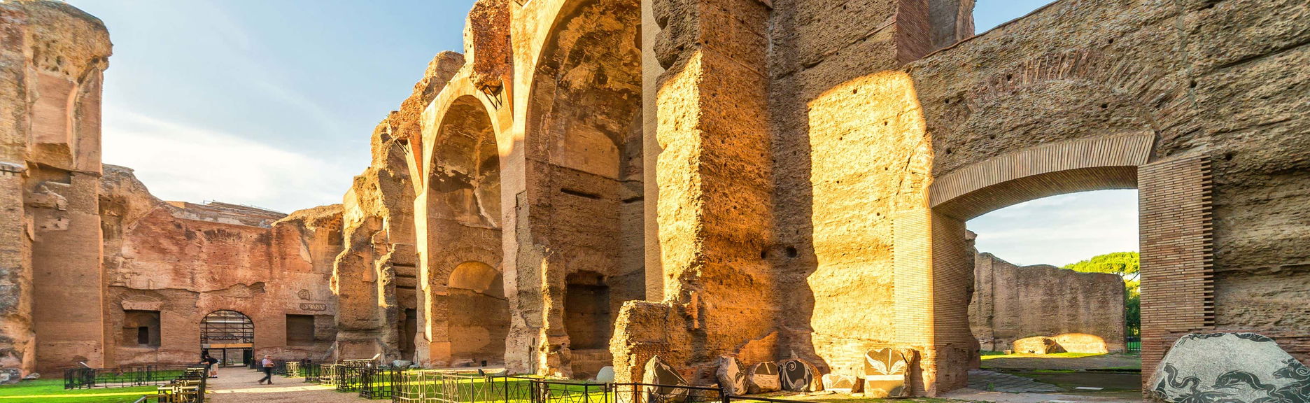 Visita guiada pelas termas de Caracalla e pelo Circo Máximo