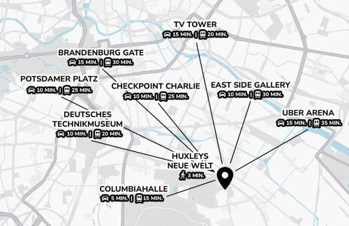 Luxury Apartment, Space for 7! Central Location Neukölln & Kreuzberg - Foto 19